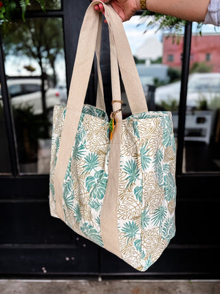 Palm Coast Handcrafted Canvas Bag