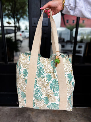 Palm Coast Handcrafted Canvas Bag