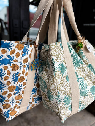 Palm Coast Handcrafted Canvas Bag