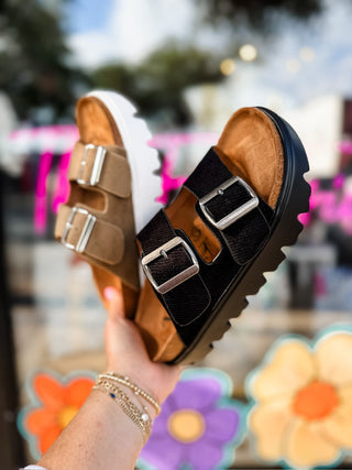 Sand Chunky Platform Sandal | Very G