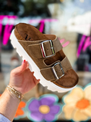Sand Chunky Platform Sandal | Very G