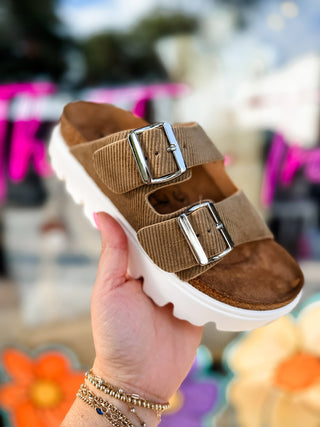Sand Chunky Platform Sandal | Very G