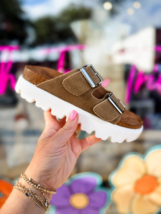 Sand Chunky Platform Sandal | Very G