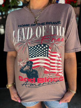 Vintage Land of The Free Tee