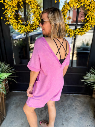 Orchid Weekend Wander Romper