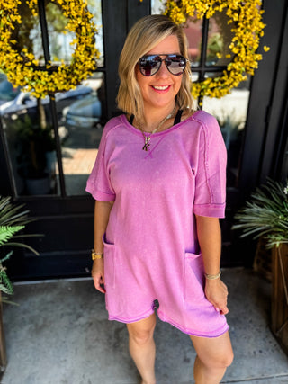 Orchid Weekend Wander Romper