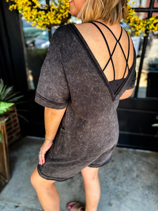 Black Weekend Wander Romper