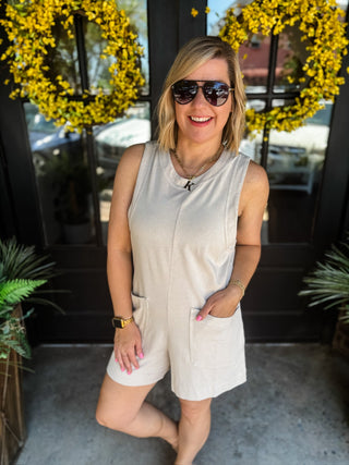 Taupe Soft Start Romper