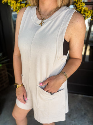 Taupe Soft Start Romper