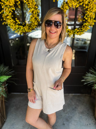 Taupe Soft Start Romper