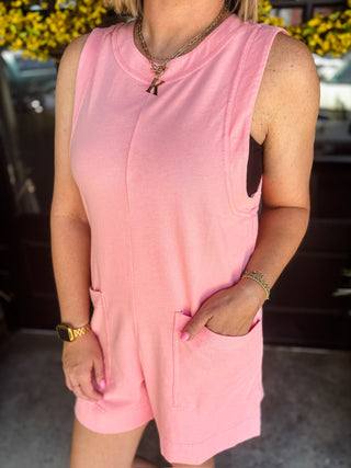 Coral Soft Start Romper