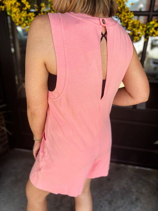 Coral Soft Start Romper