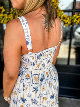 Mediterranean Memories Maxi Dress