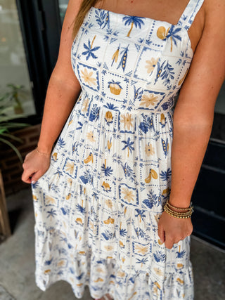Mediterranean Memories Maxi Dress