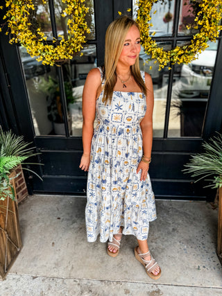 Mediterranean Memories Maxi Dress