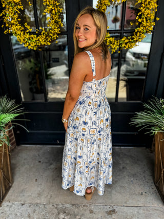 Mediterranean Memories Maxi Dress