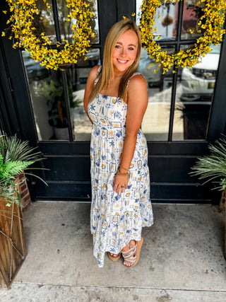 Mediterranean Memories Maxi Dress