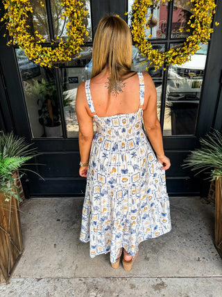 Mediterranean Memories Maxi Dress