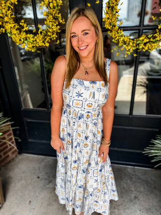 Mediterranean Memories Maxi Dress