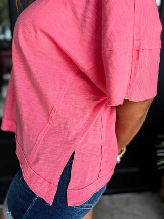 Taffy Pink Off The Clock Top