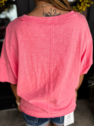 Taffy Pink Off The Clock Top
