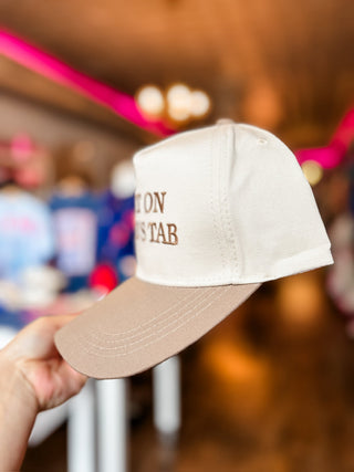 Ash Mocha Put It On My Dad's Tab Baseball Hat