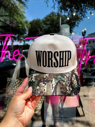 Camo Worship Hat