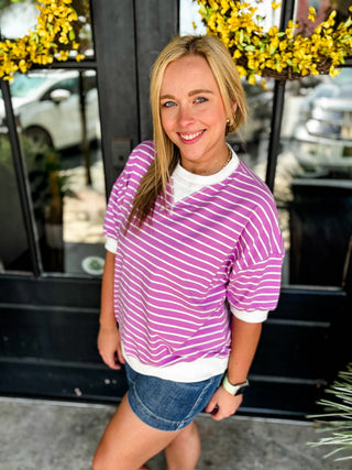 Bright Mauve Dockside Days Top