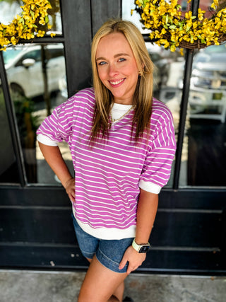 Bright Mauve Dockside Days Top