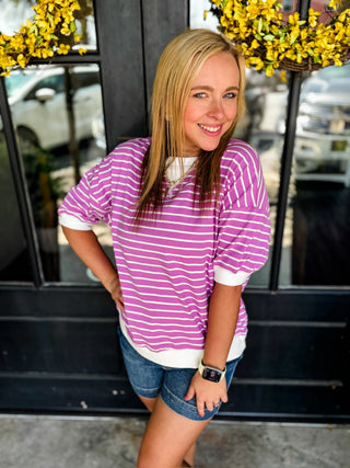 Bright Mauve Dockside Days Top