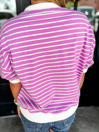 Bright Mauve Dockside Days Top