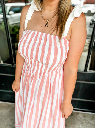 Blush Boardwalk Midi Dress