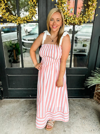 Blush Boardwalk Midi Dress