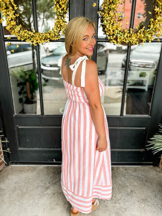 Blush Boardwalk Midi Dress