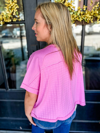 Orchid Sutton Textured Top