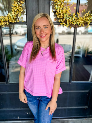 Orchid Sutton Textured Top