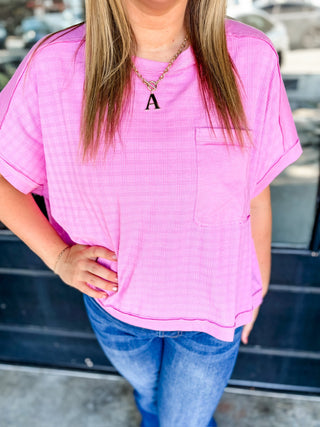 Orchid Sutton Textured Top