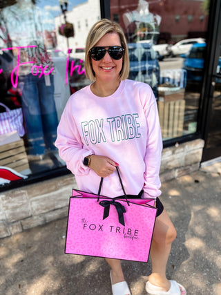 FOX TRIBE Dot Embroidered Sweatshirt