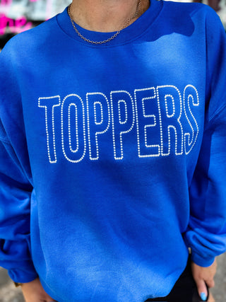 TOPPERS Dot Embroidered Sweatshirt