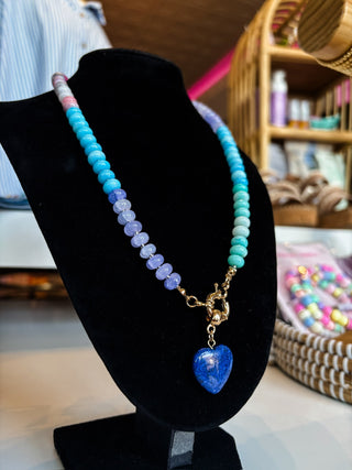 Lapis Dreams Beaded Necklace