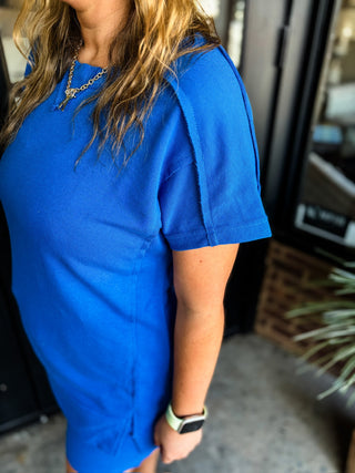 Deep Indigo Raw Edge Runaround Set
