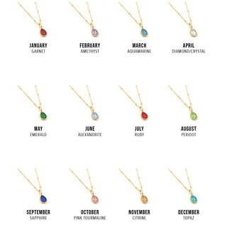 Pendant Birthstone Charm | Sis Kiss