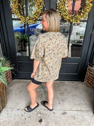 WWJD Duck Camo Graphic Tee
