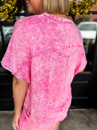 Hot Pink Coastal Comfort Halo Wash Set