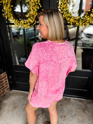 Hot Pink Coastal Comfort Halo Wash Set