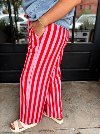 Cherry Pop Stripe Pants