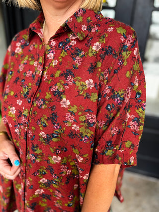 Maple Bloom Blouse Top