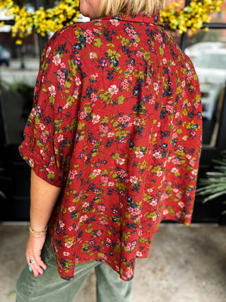 Maple Bloom Blouse Top