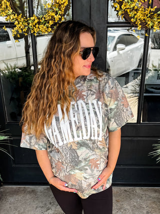 Game Day Puff Camo Tee