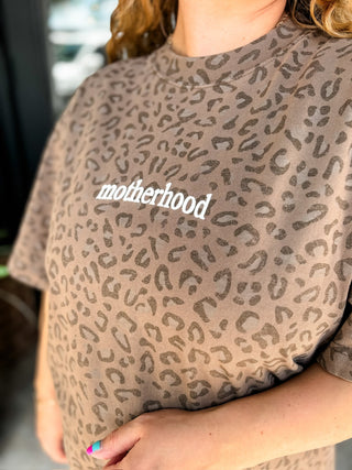 Motherhood Mode Leopard Tee